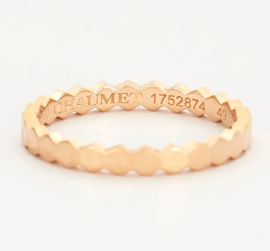 CHAUMET - BEE MY LOVE - Alliance en or rose made by 58 Facettes