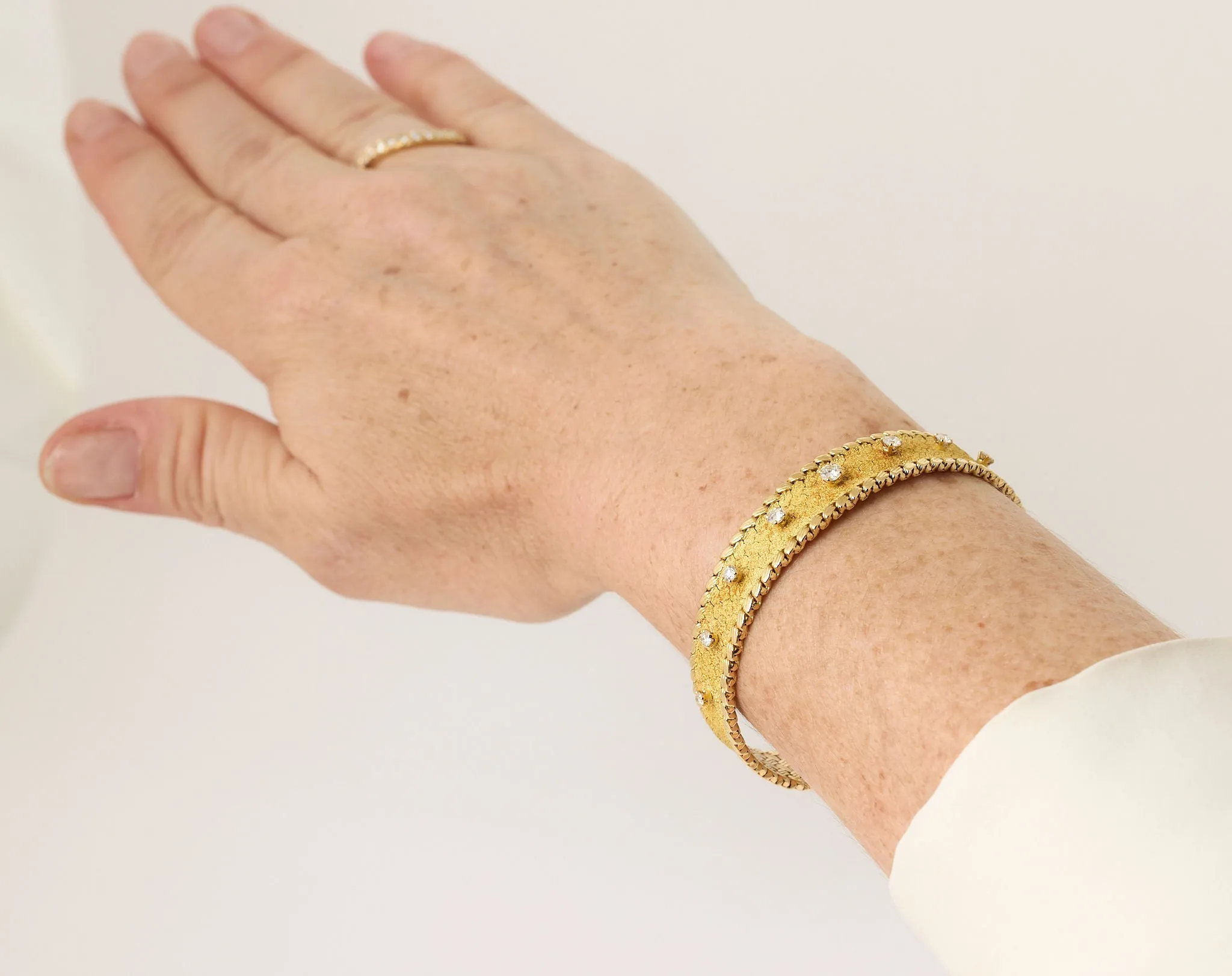 Bracelet maille amati diamants sold by 58 Facettes product image thumbnail 3