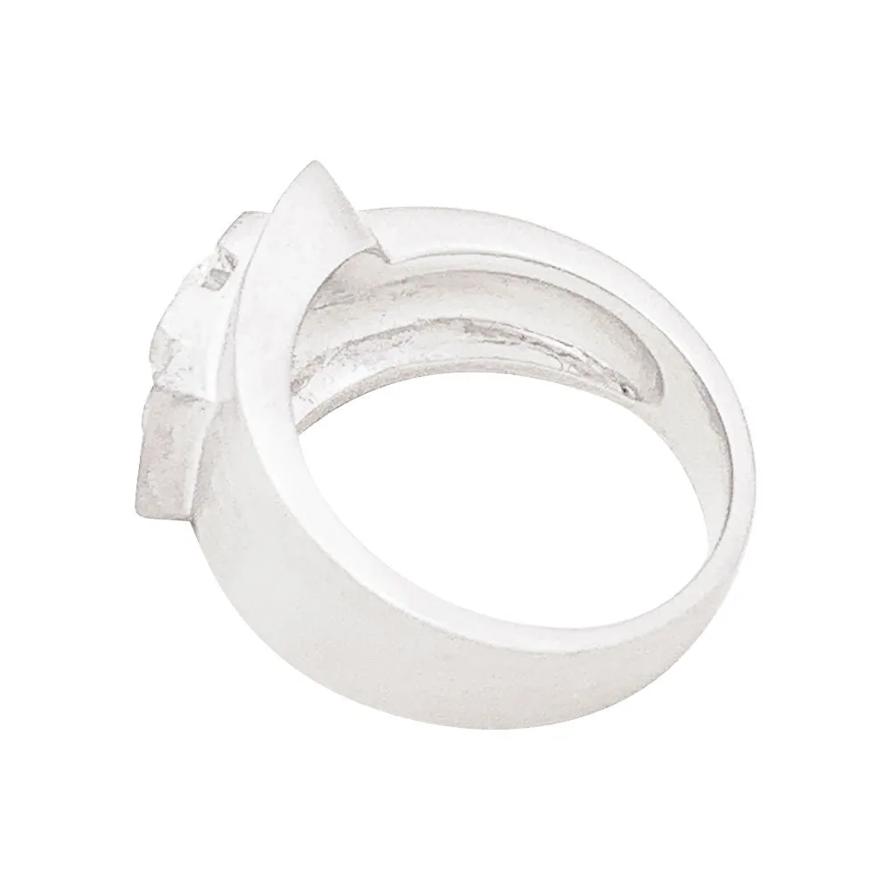 Bague moderniste en or blanc, diamant. sold by 58 Facettes product image thumbnail 2