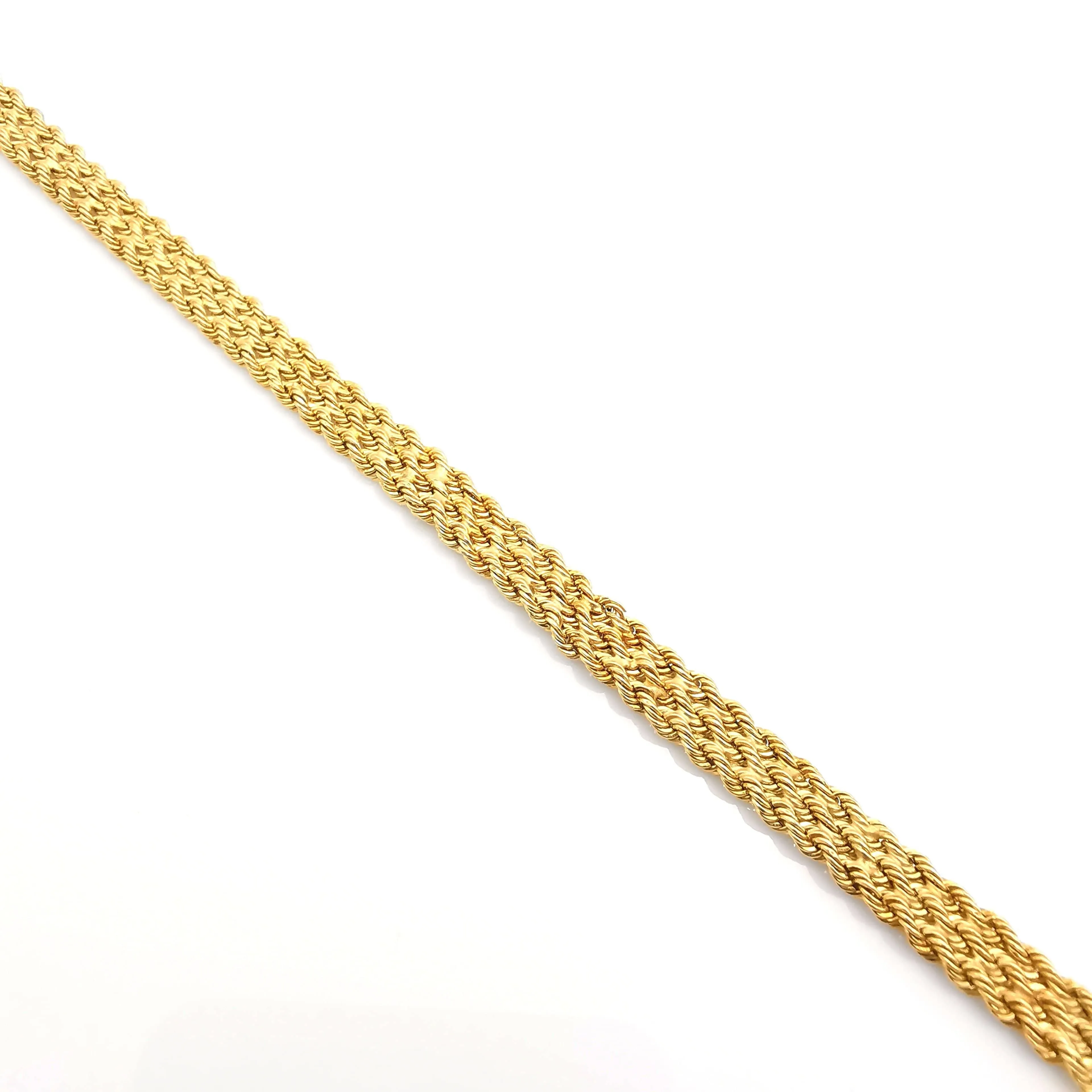 Bracelet en or jaune sold by 58 Facettes product image thumbnail 5