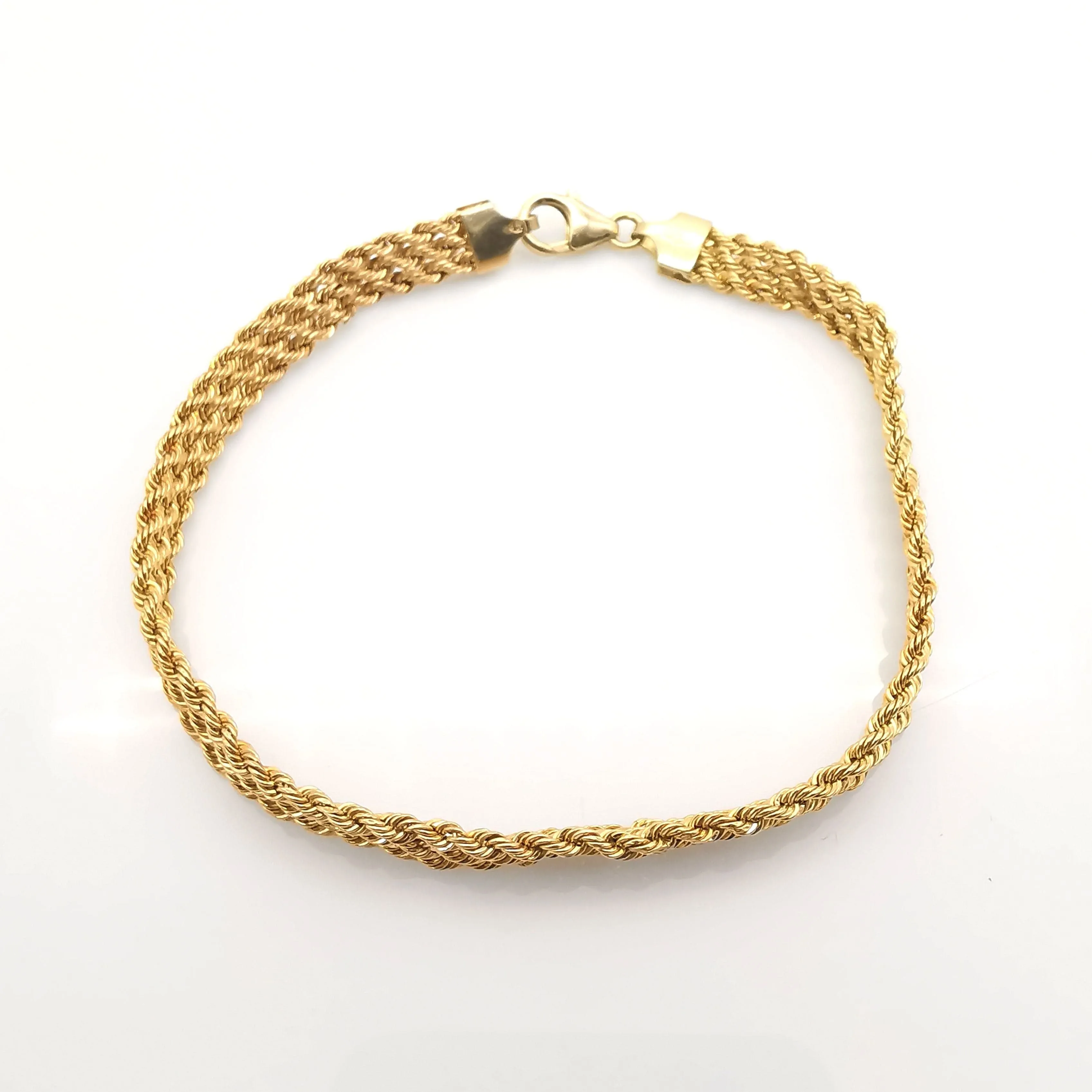 Bracelet en or jaune sold by 58 Facettes product image thumbnail 2