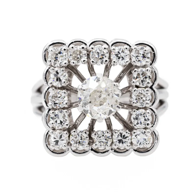 Bague Platine Diamant sold by 58 Facettes