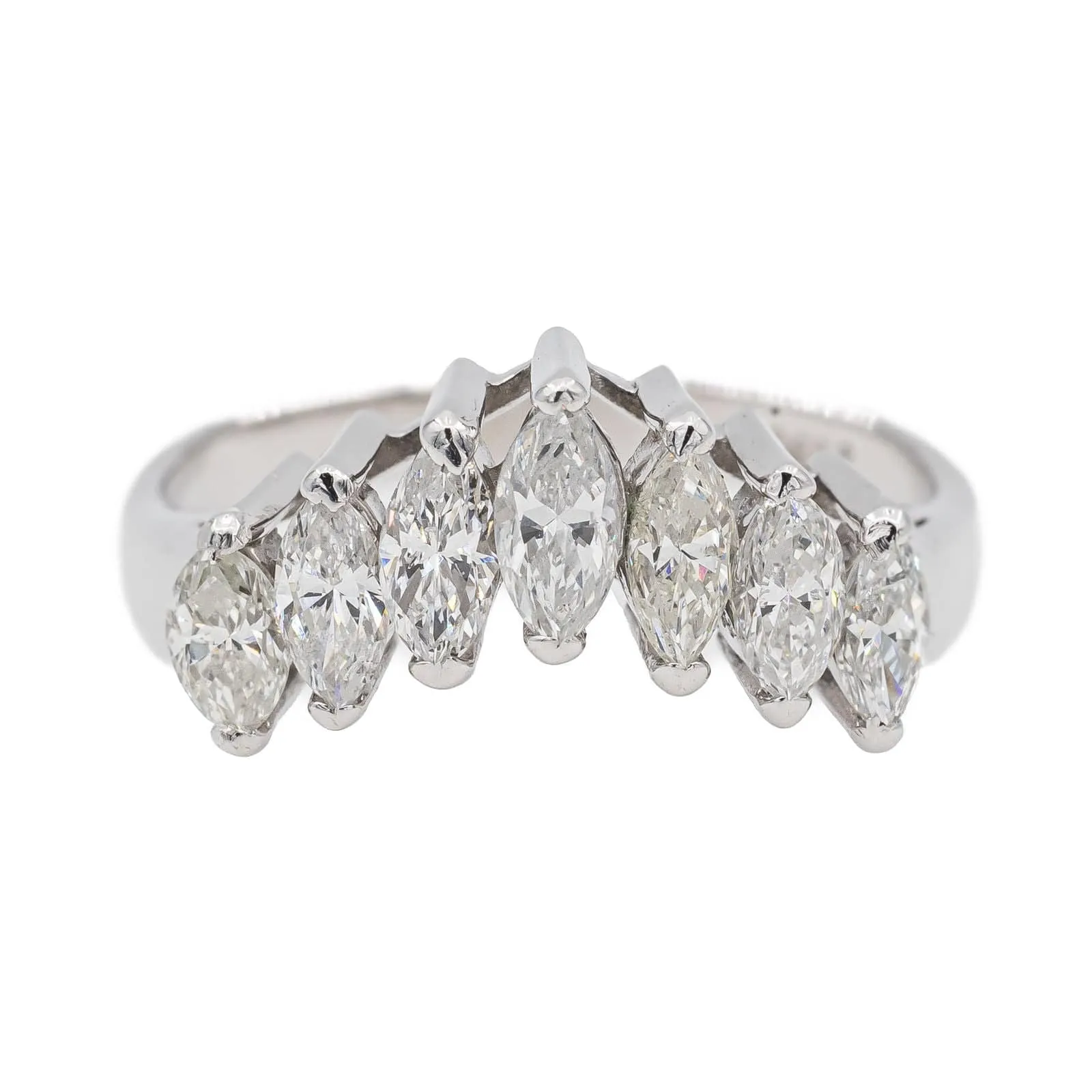 Bague Alliance Platine Diamant sold by 58 Facettes product image thumbnail 4