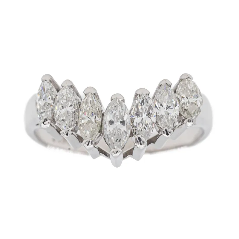 Bague Alliance Platine Diamant sold by 58 Facettes