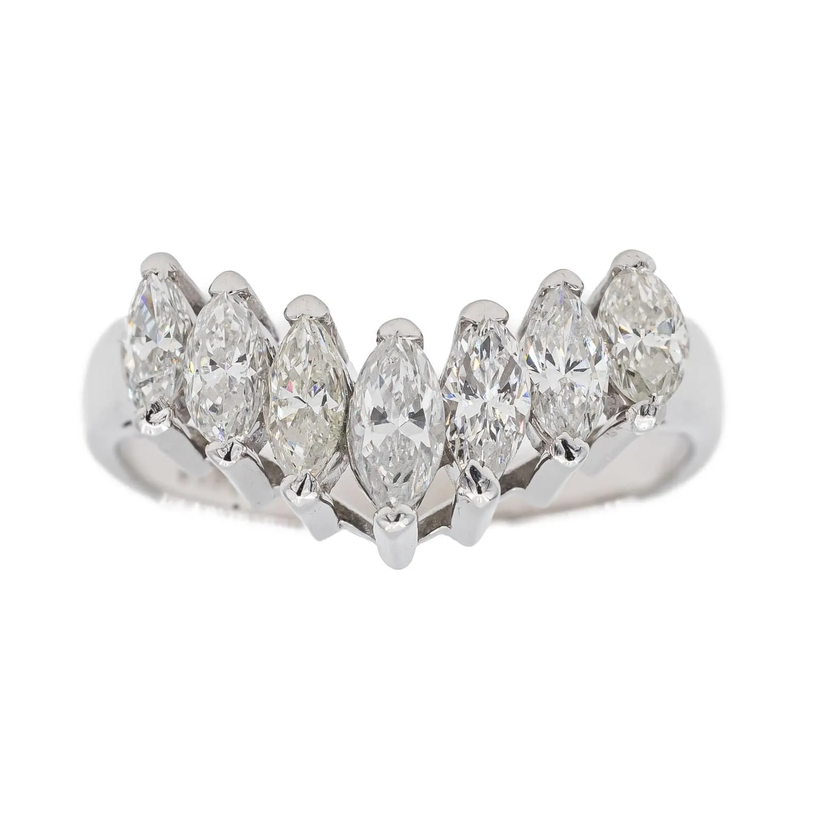 Bague Alliance Platine Diamant sold by 58 Facettes