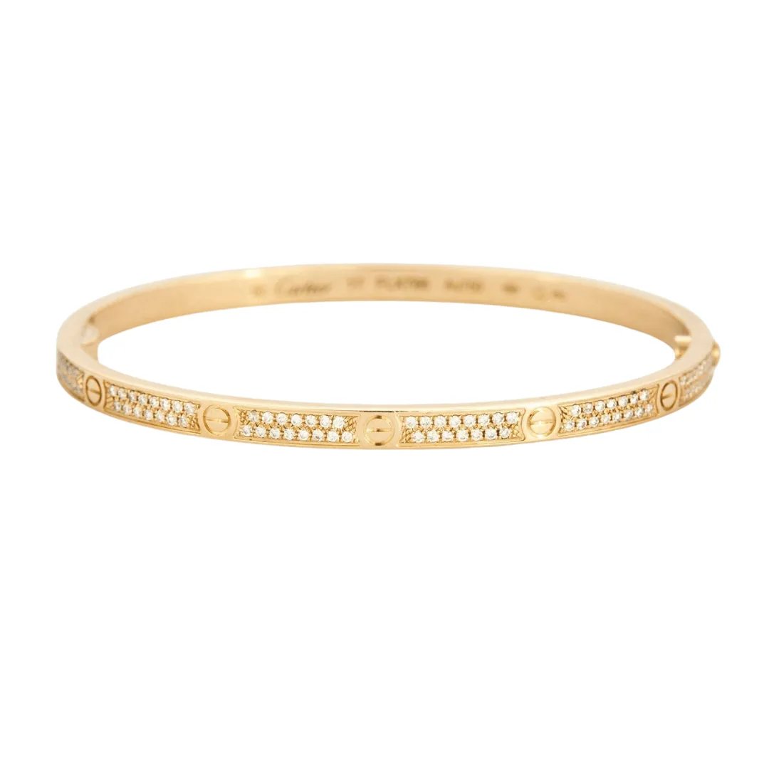 CARTIER - Bracelet LOVE or jaune diamants sold by 58 Facettes