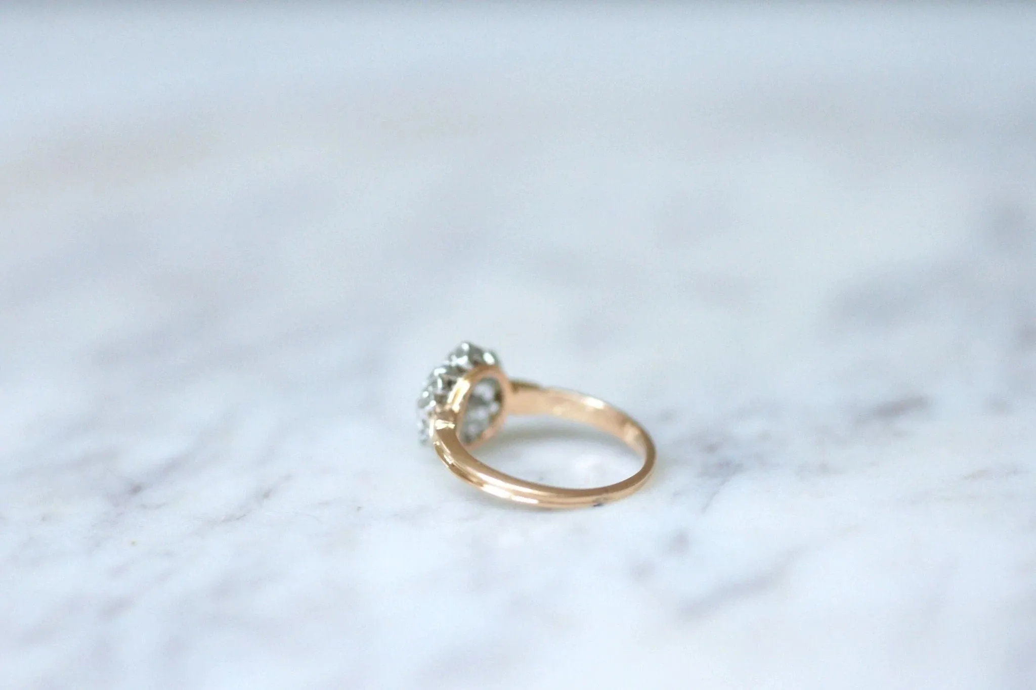 Bague marguerite ancienne diamants sold by 58 Facettes product image thumbnail 5