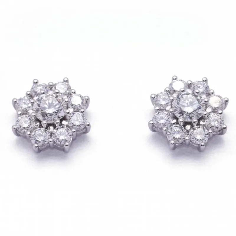 Boucles d'oreilles en Or Blanc et Diamants sold by 58 Facettes