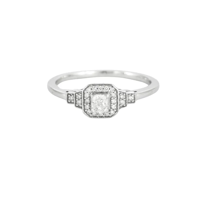 MAUBOUSSIN - Bague Un Automne 1930 n°2, or gris et diamants sold by 58 Facettes