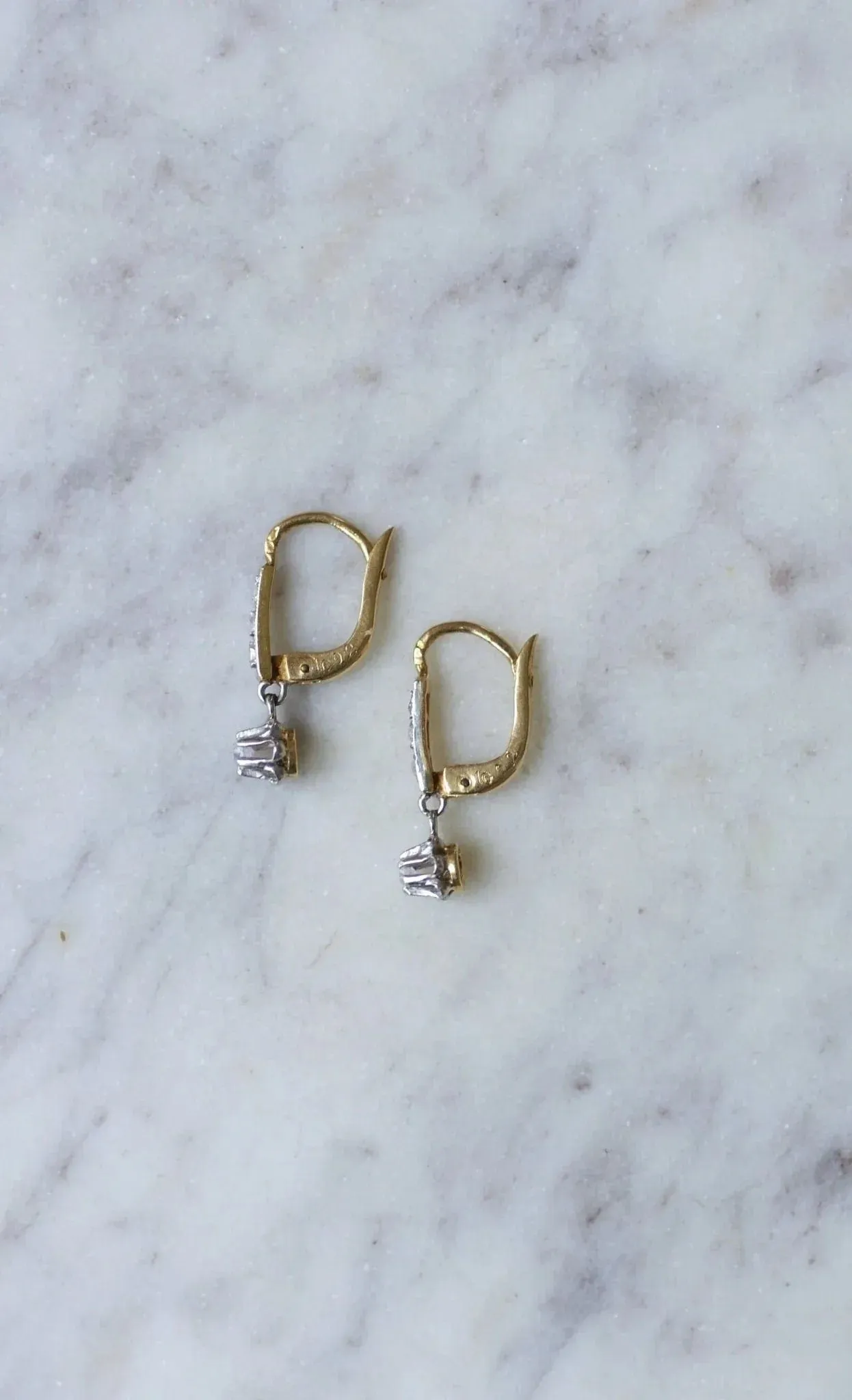 Dormeuses diamants pendantes sold by 58 Facettes product image thumbnail 4