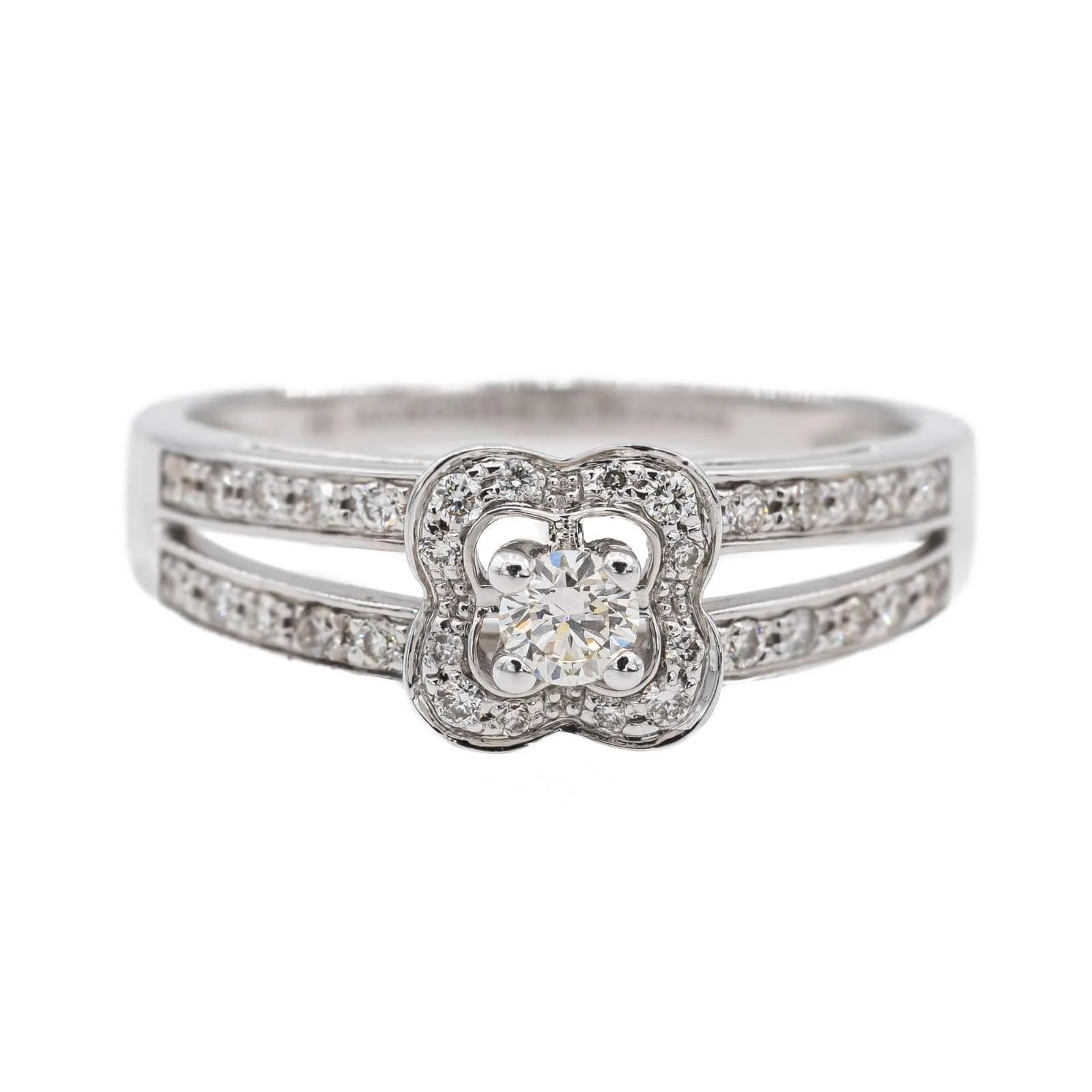 Mauboussin Bague Solitaire Chance of Love Or blanc Diamant sold by 58 Facettes