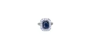 Bague Art Deco Saphir et diamants sold by 58 Facettes