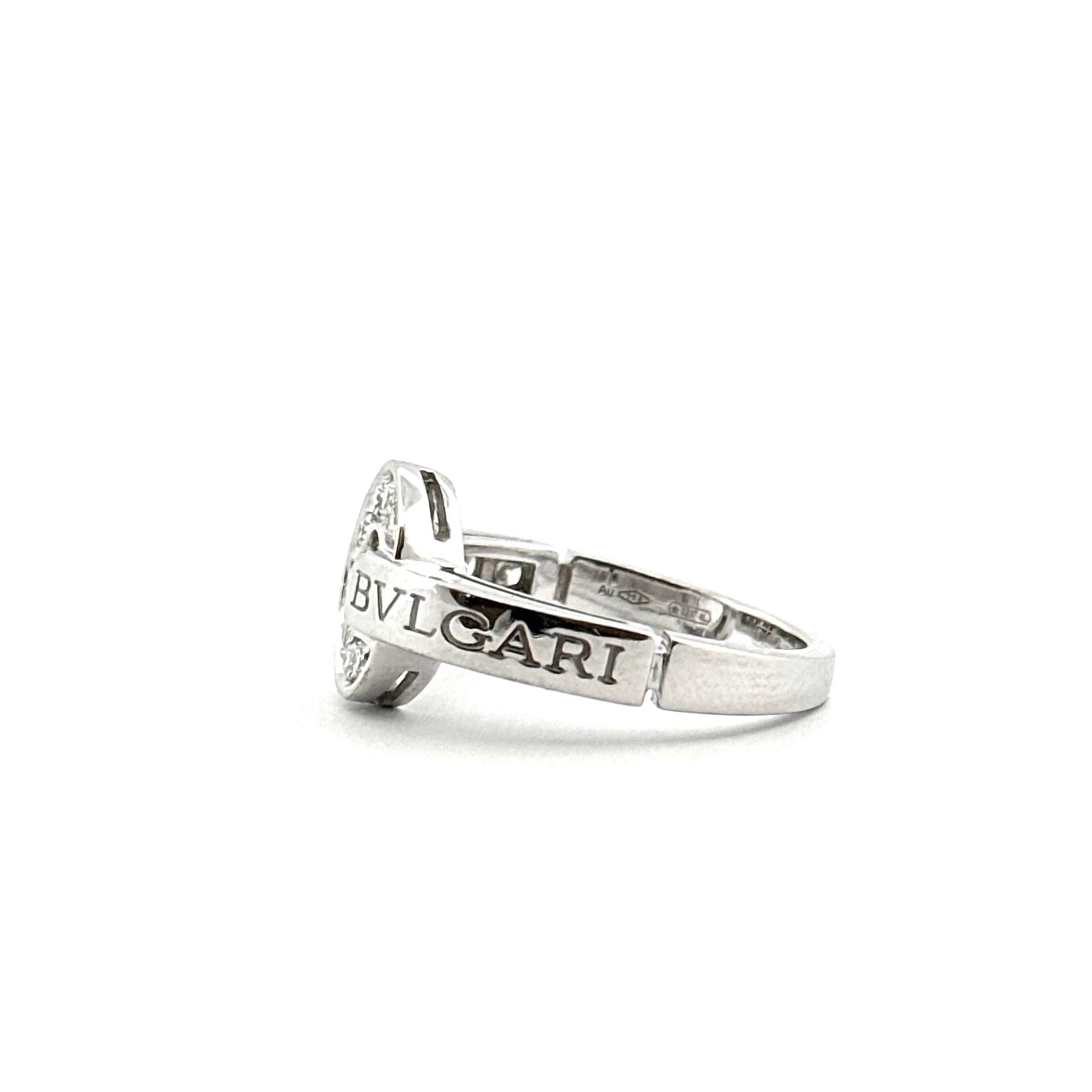 Bulgari - Bague "Bvlgari Classic" or blanc 18 carats et diamant sold by 58 Facettes product image thumbnail 4