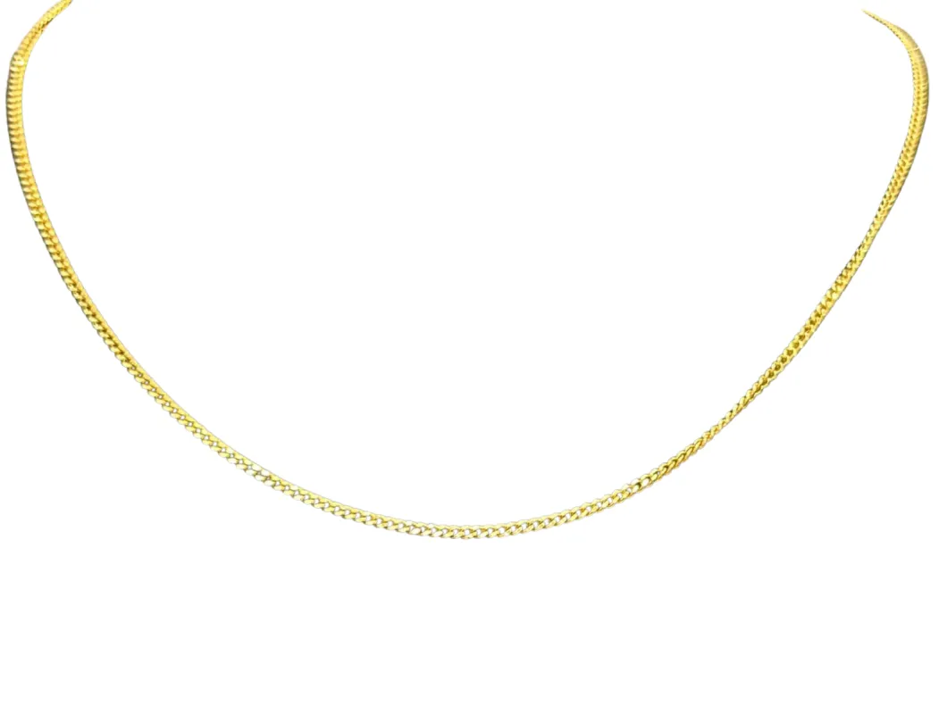 Chaine maille gourmette or jaune sold by 58 Facettes