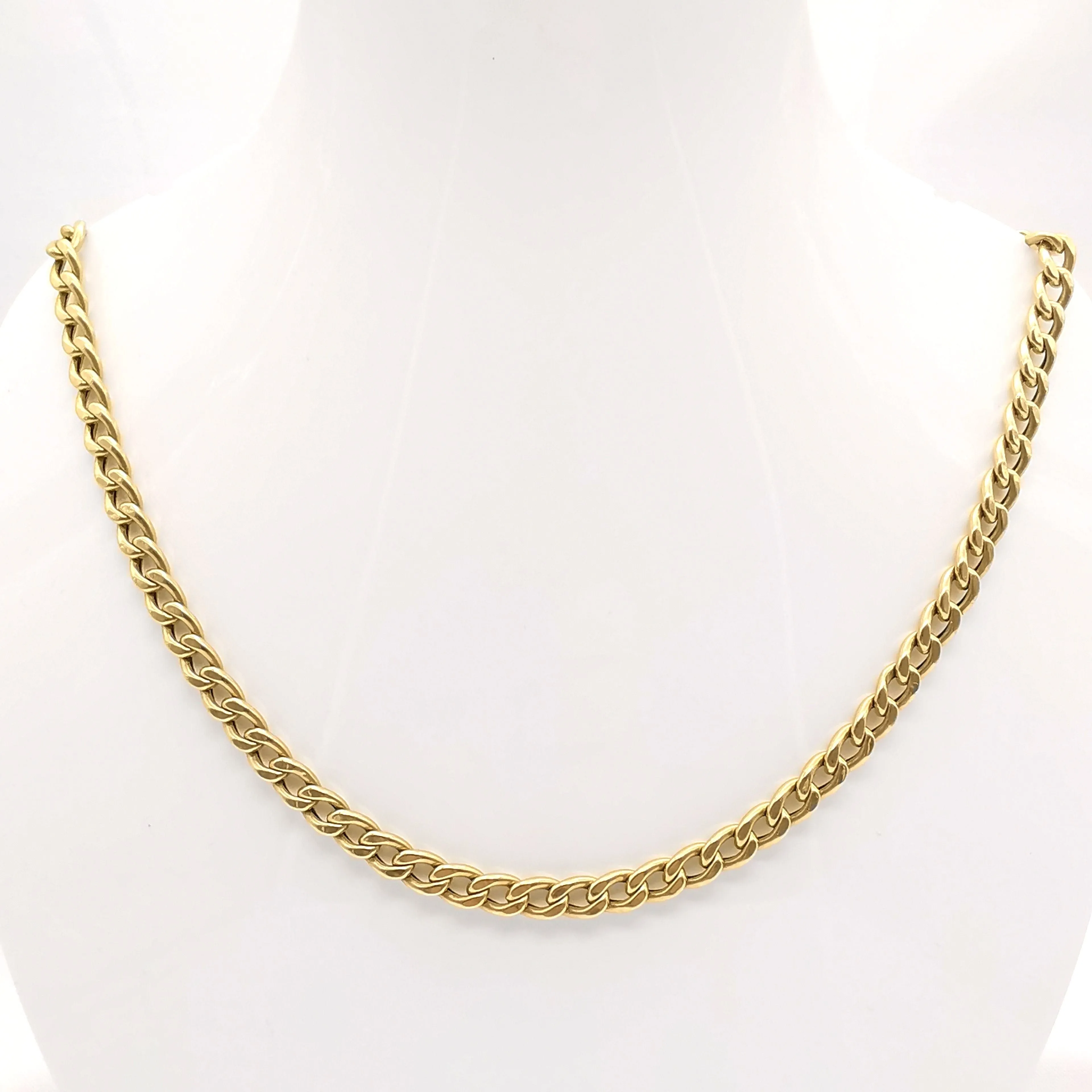 Collier maille gourmette en or jaune sold by 58 Facettes product image thumbnail 3