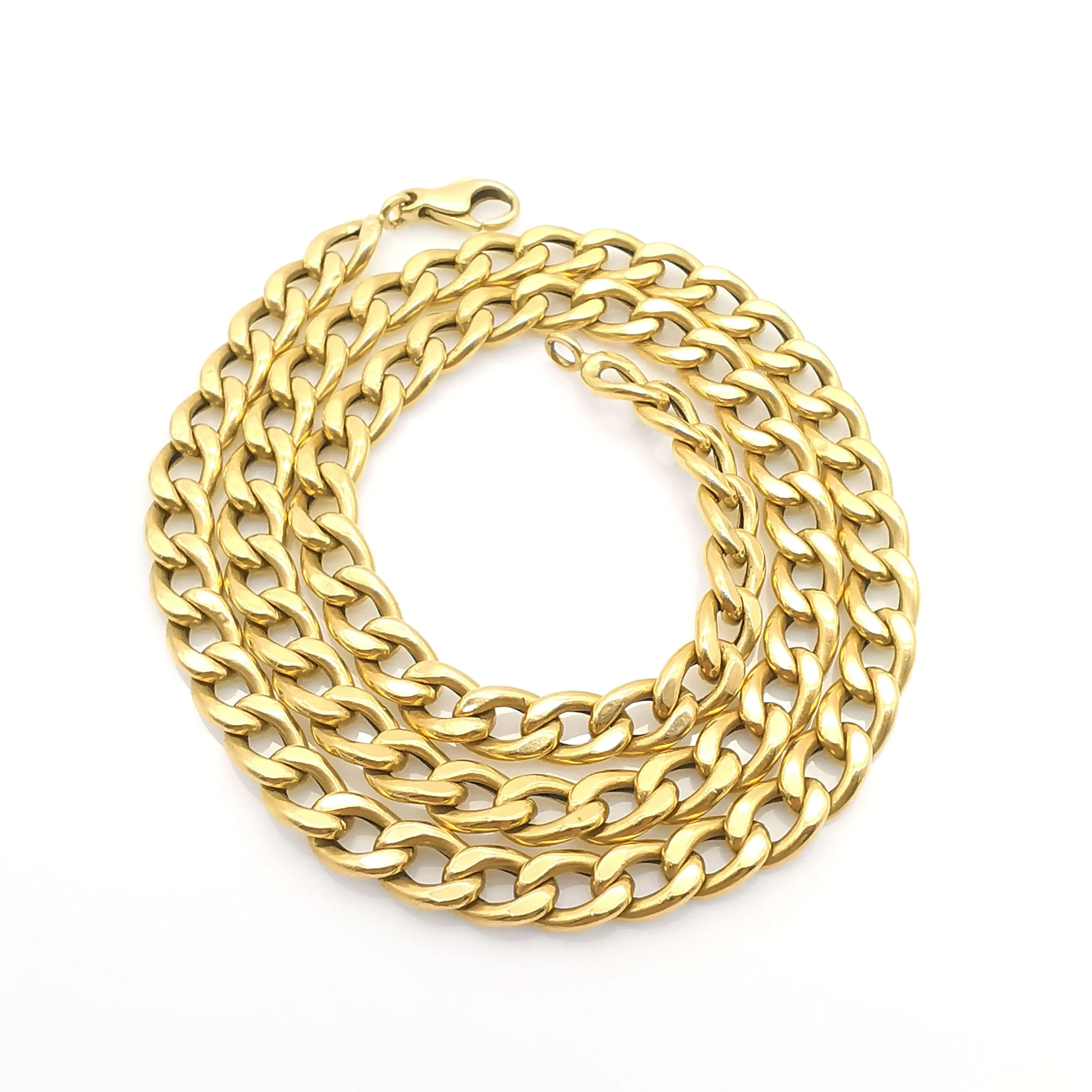 Collier maille gourmette en or jaune sold by 58 Facettes product image thumbnail 4