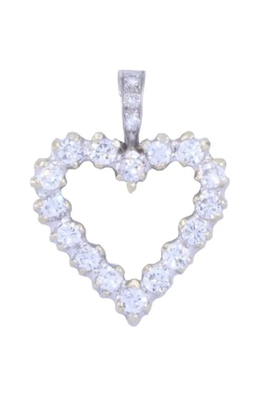 PENDENTIF CŒURS DIAMANTS sold by 58 Facettes