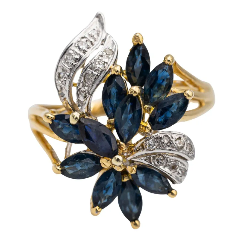 Bague Or jaune Saphir sold by 58 Facettes
