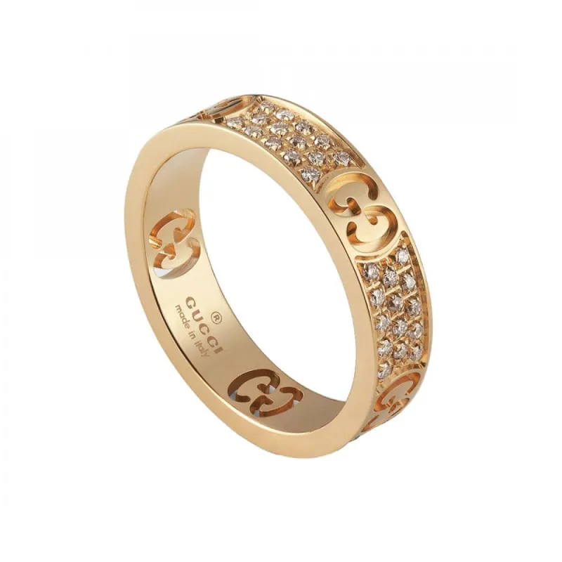 GUCCI - Bague Icon or jaune et diamants sold by 58 Facettes