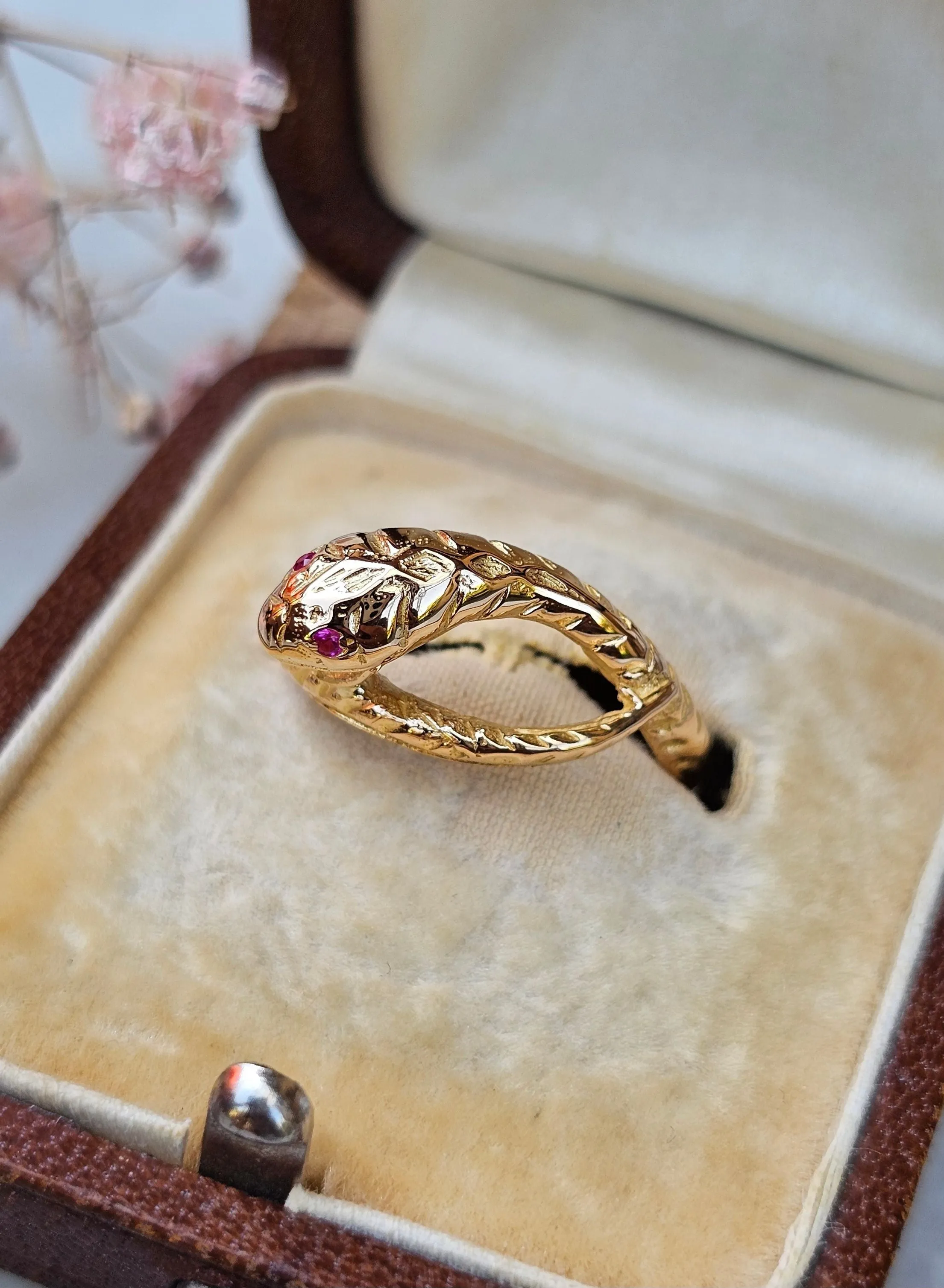 Bague serpent or rose sold by 58 Facettes product image thumbnail 4