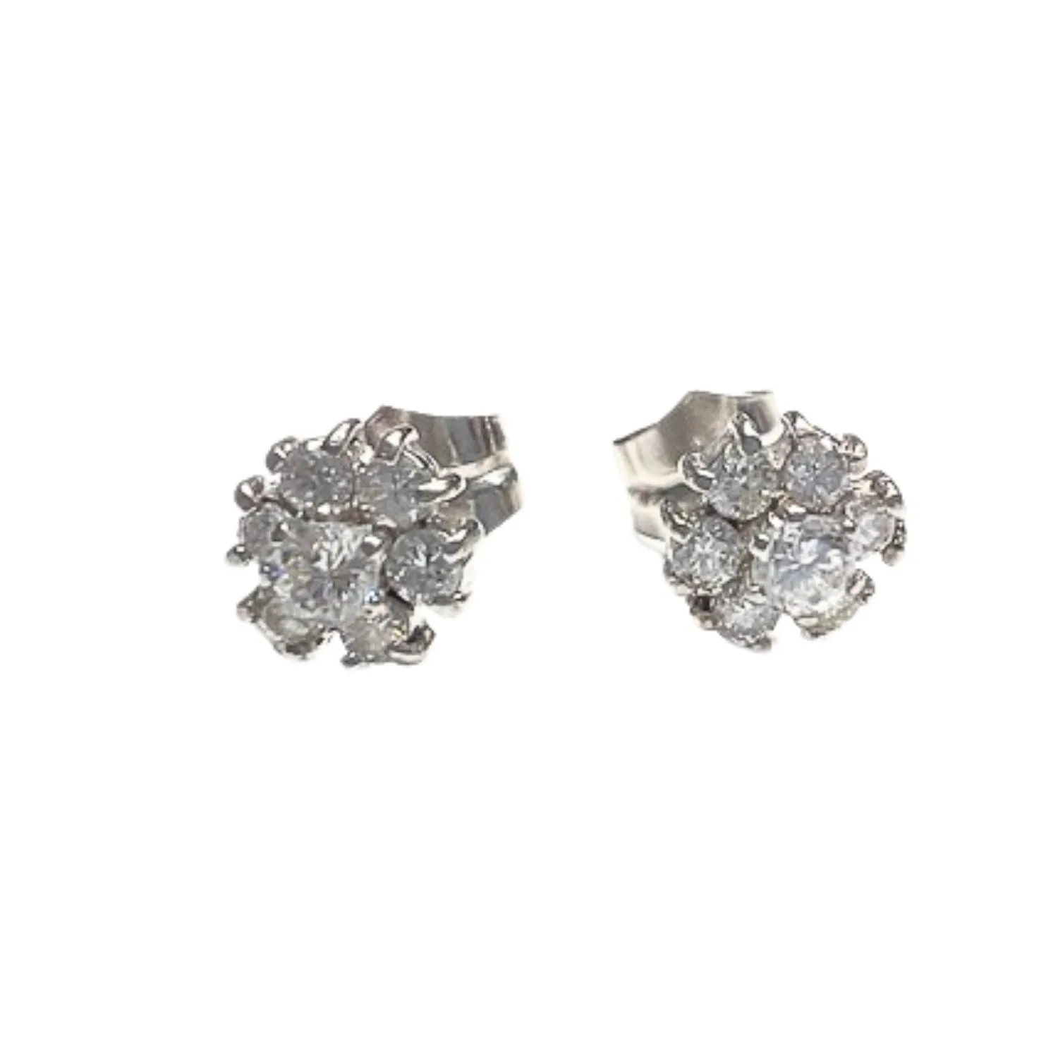 Boucles d'oreilles style or 18 ct avec diamants sold by 58 Facettes product image thumbnail 4