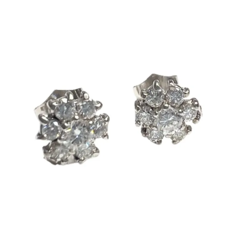 Boucles d'oreilles style or 18 ct avec diamants sold by 58 Facettes