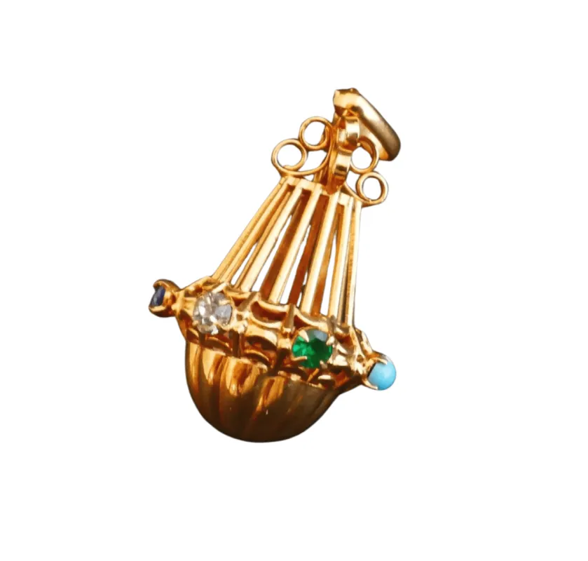 Breloque Pendentif Or et Pierres Fines sold by 58 Facettes
