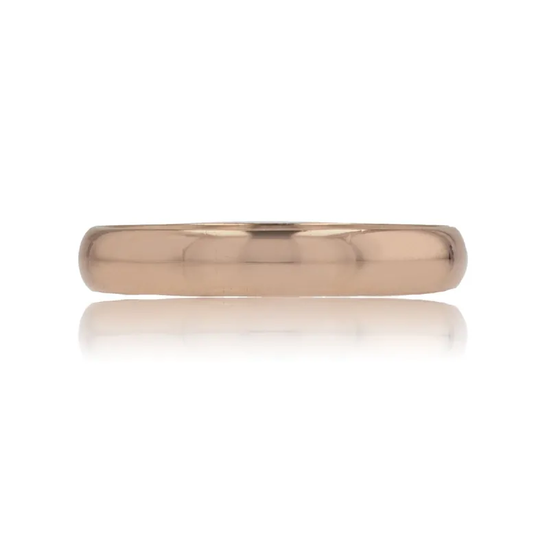 Alliance or rose d'occasion homme bombée sold by 58 Facettes