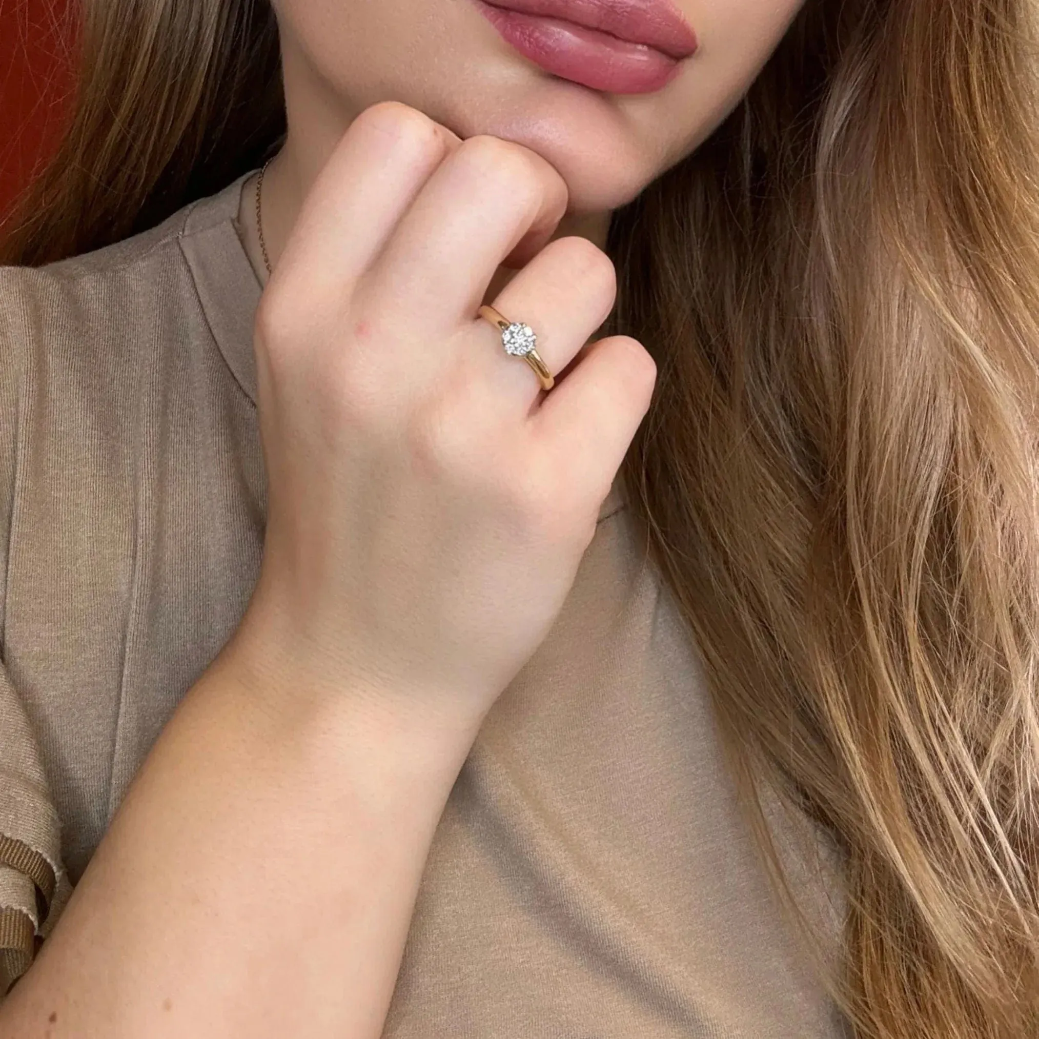 Solitaire Or Jaune Diamants sold by 58 Facettes product image thumbnail 2