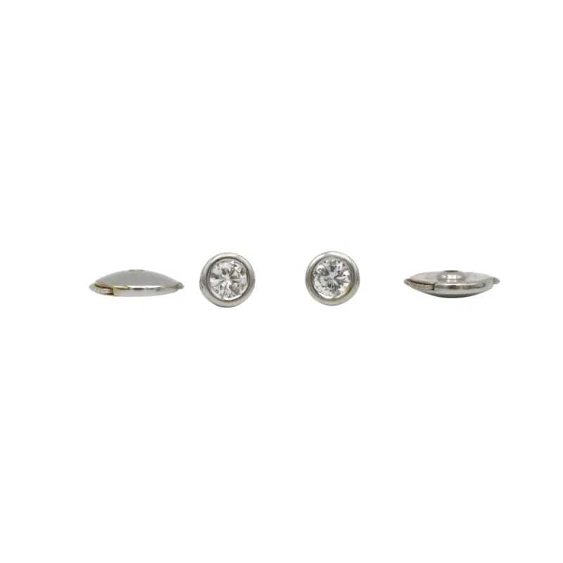 Boucles d'oreilles or blanc & diamants sold by 58 Facettes