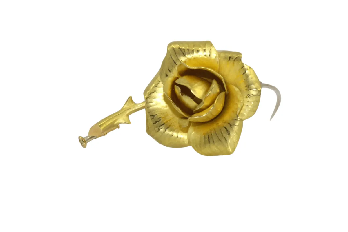 Broche Rose 1960 sold by 58 Facettes