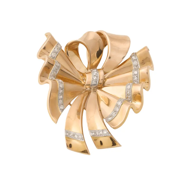 Broche noeud sold by 58 Facettes