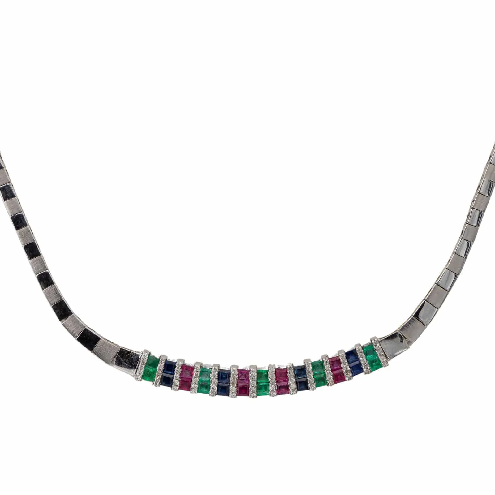 Collier Or blanc Emeraude sold by 58 Facettes product image thumbnail 5