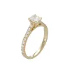 Solitaire diamant coussin en or jaune sold by 58 Facettes