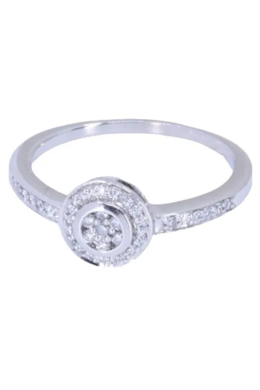 Solitaire Or blanc Diamant sold by 58 Facettes