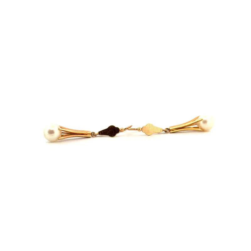 Boucles d'oreilles  Or Jaune 18k & Perles sold by 58 Facettes