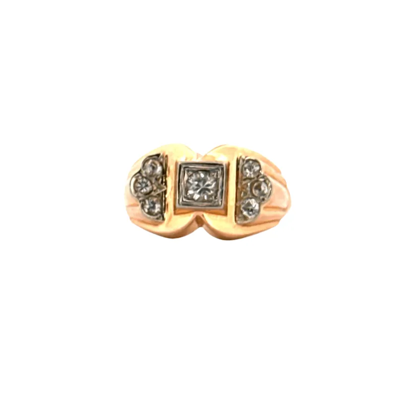 Bague Tank Art Déco 18k & Diamants sold by 58 Facettes