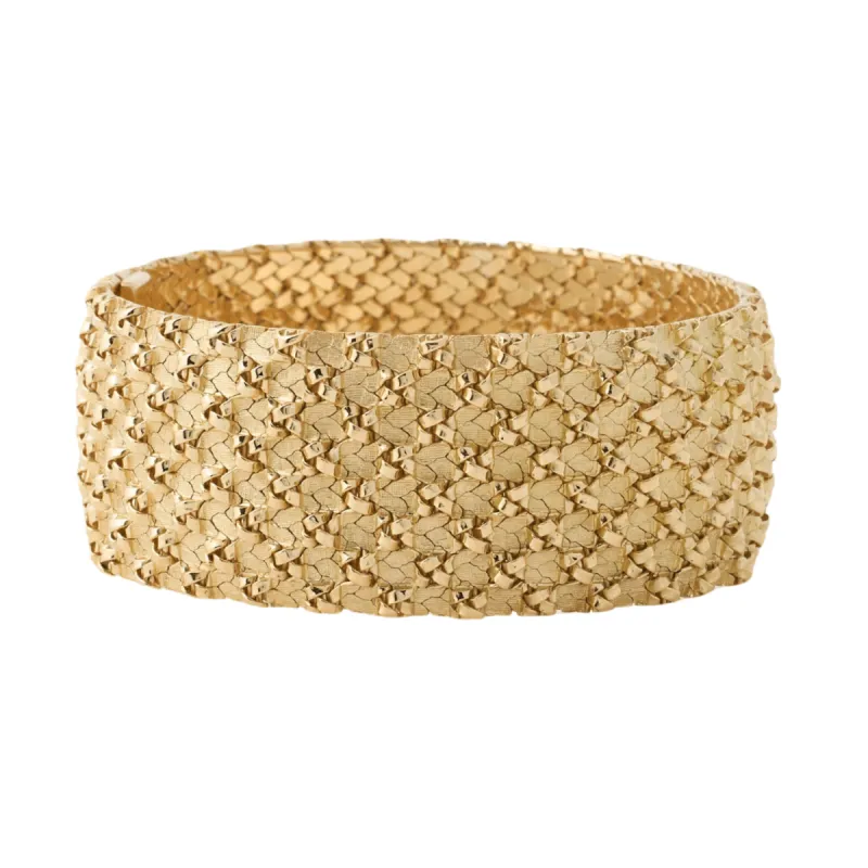 Exceptionnel Bracelet Manchette Or Jaune sold by 58 Facettes