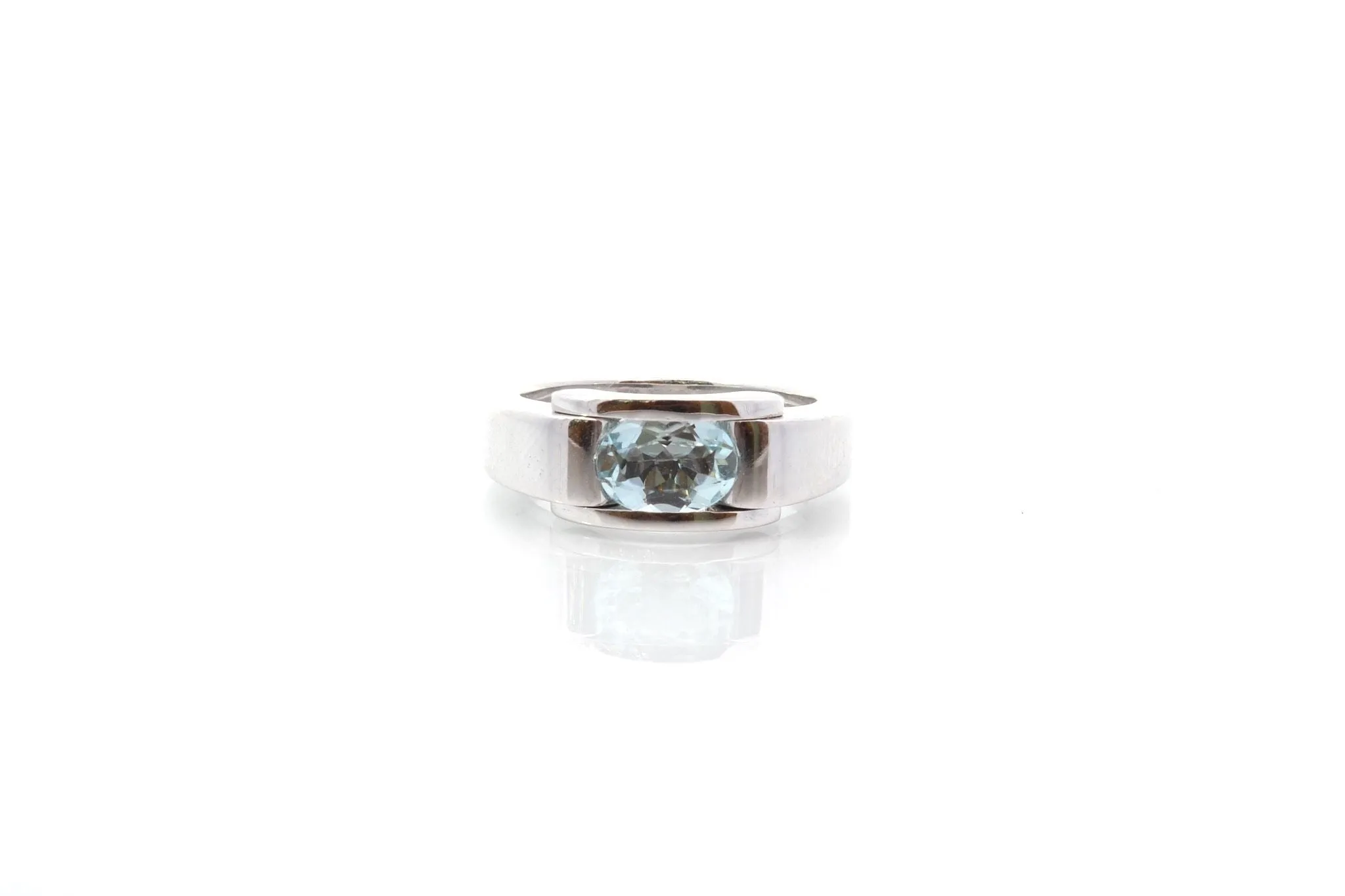 Bague Mauboussin aigue-marine en or blanc sold by 58 Facettes product image thumbnail 2