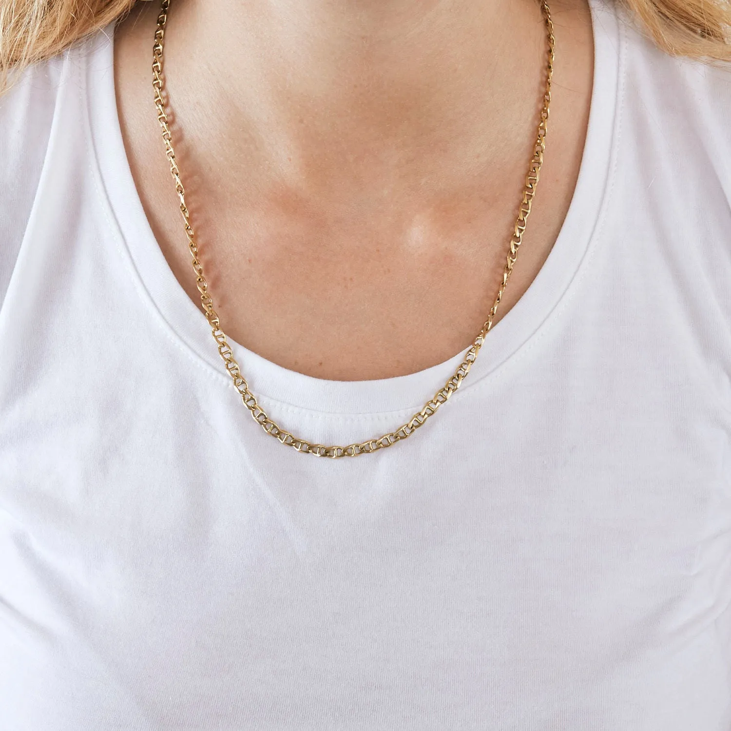 Chaine or jaune maille marine sold by 58 Facettes product image thumbnail 3