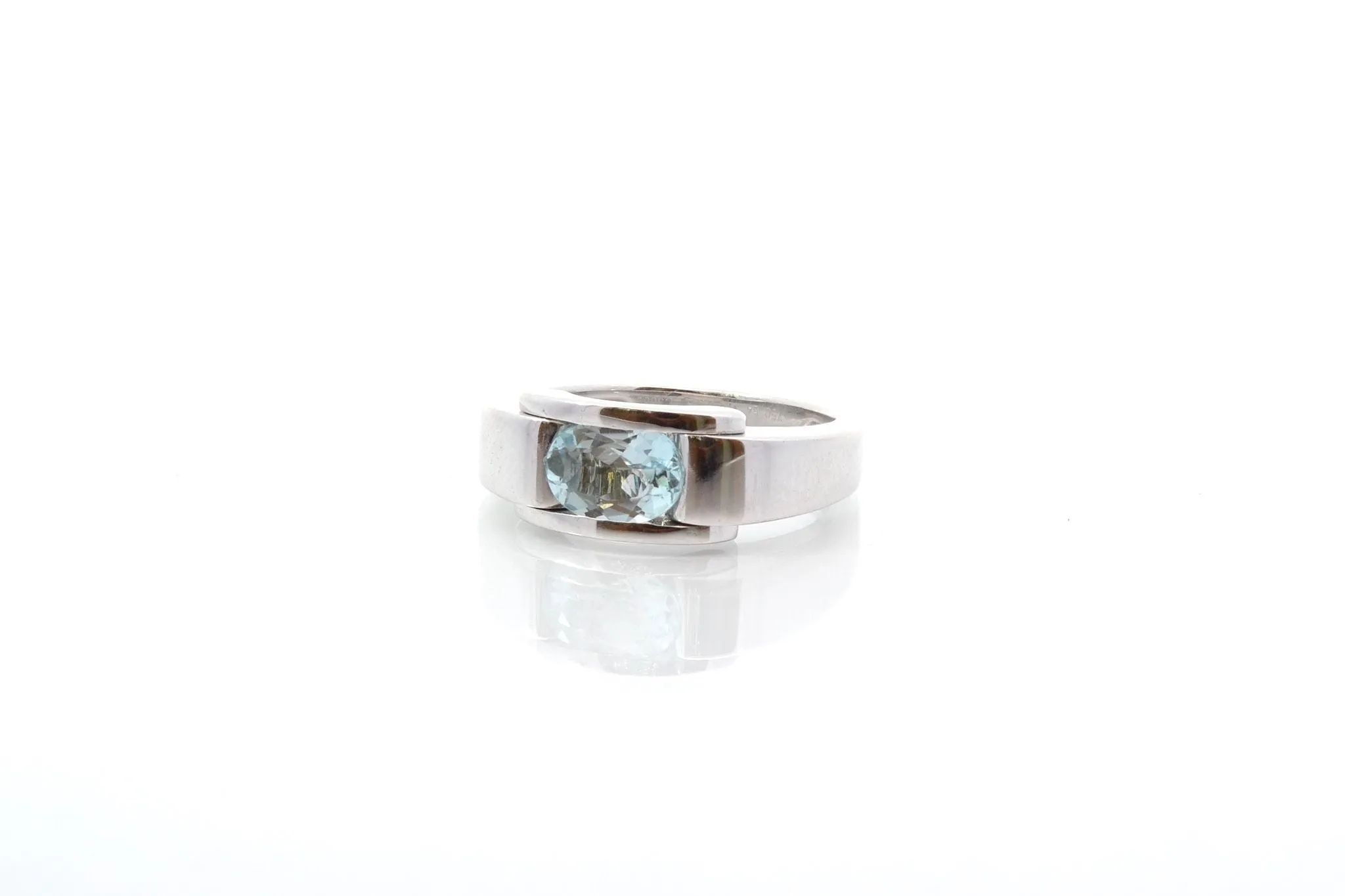 Bague Mauboussin aigue-marine en or blanc sold by 58 Facettes product image thumbnail 3