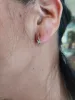 Boucles d'oreilles modernes diamants sold by 58 Facettes