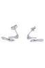 Boucles d'oreilles modernes diamants sold by 58 Facettes