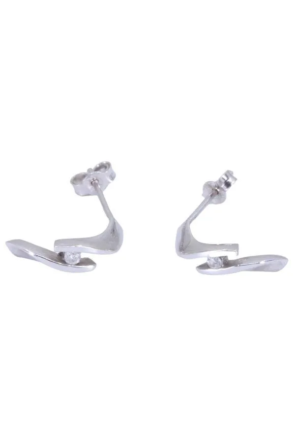 Boucles d'oreilles modernes diamants sold by 58 Facettes product image thumbnail 3