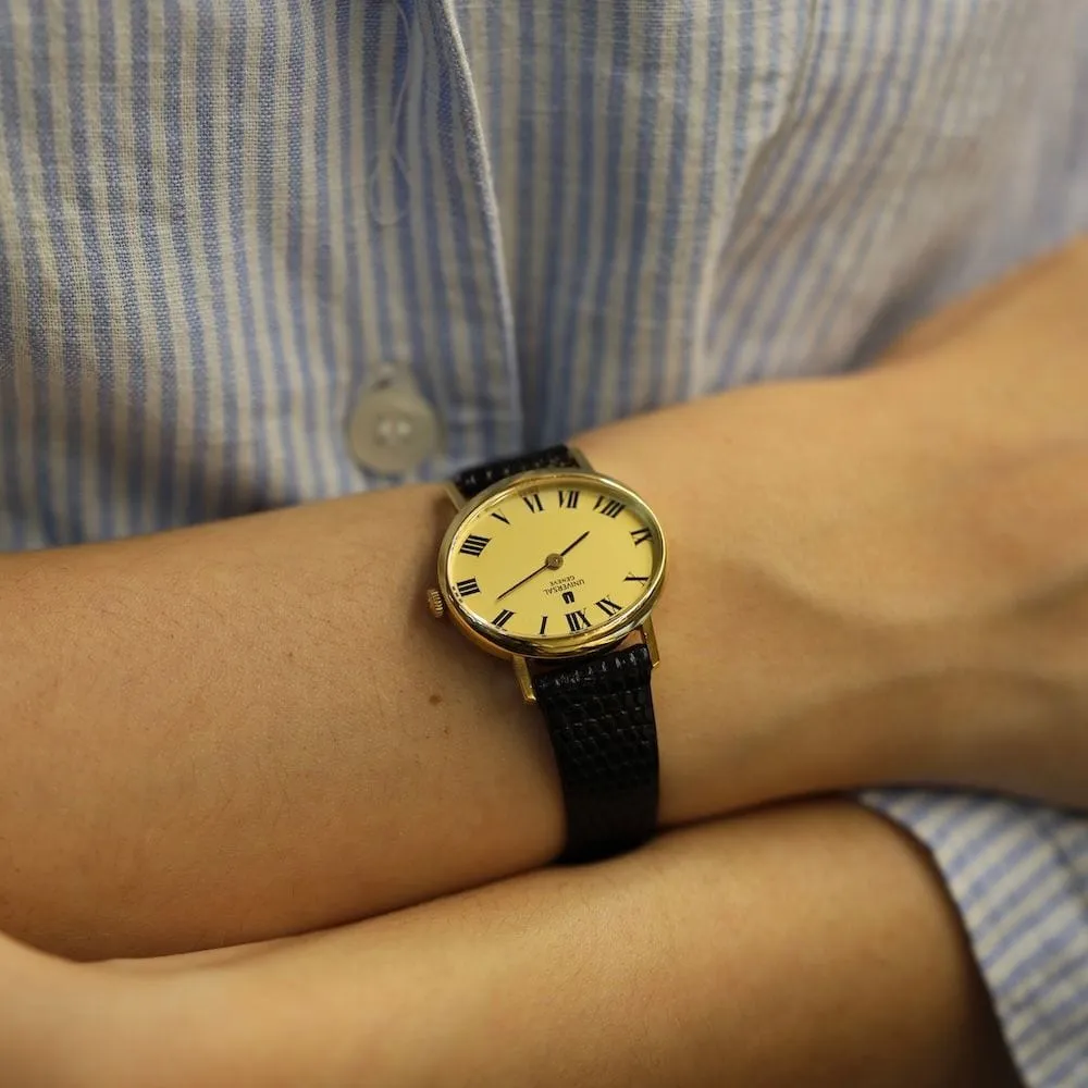 Montre Universal Genève Ellipse or jaune vers 1970. Mécanique. sold by 58 Facettes product image thumbnail 2