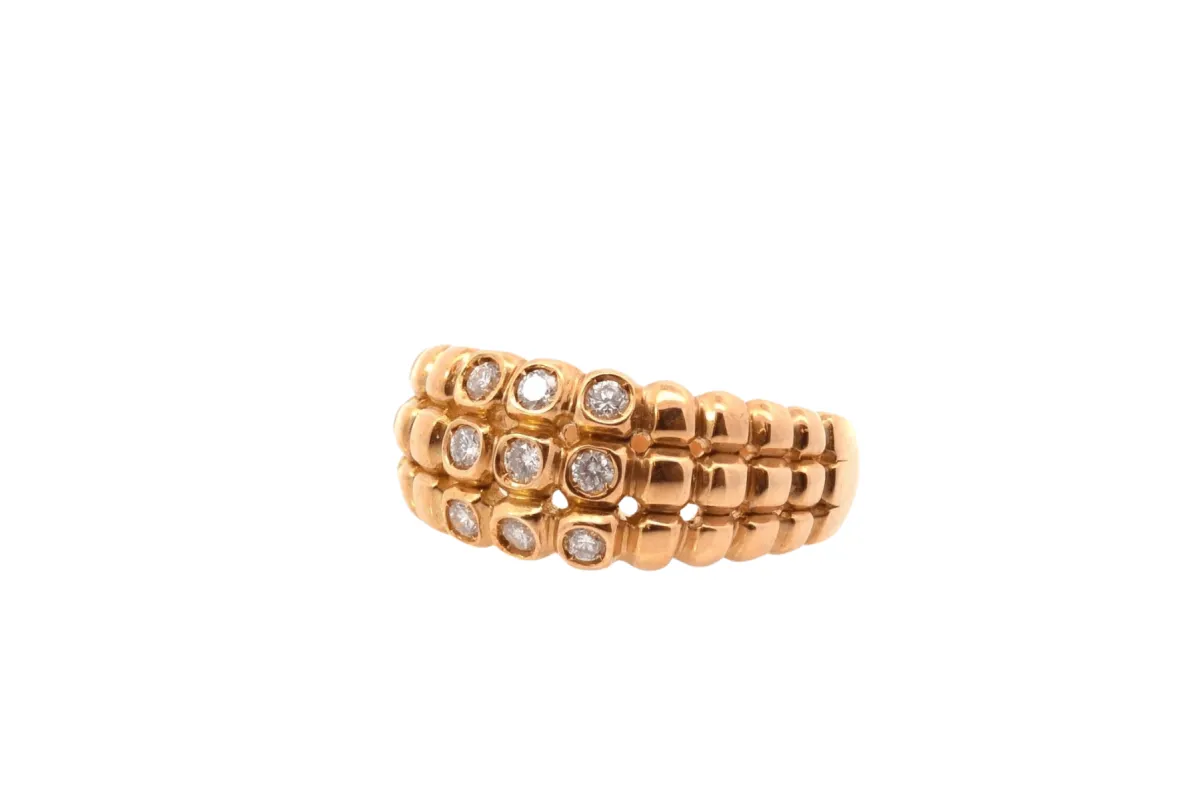 Bague diamants et or sold by 58 Facettes