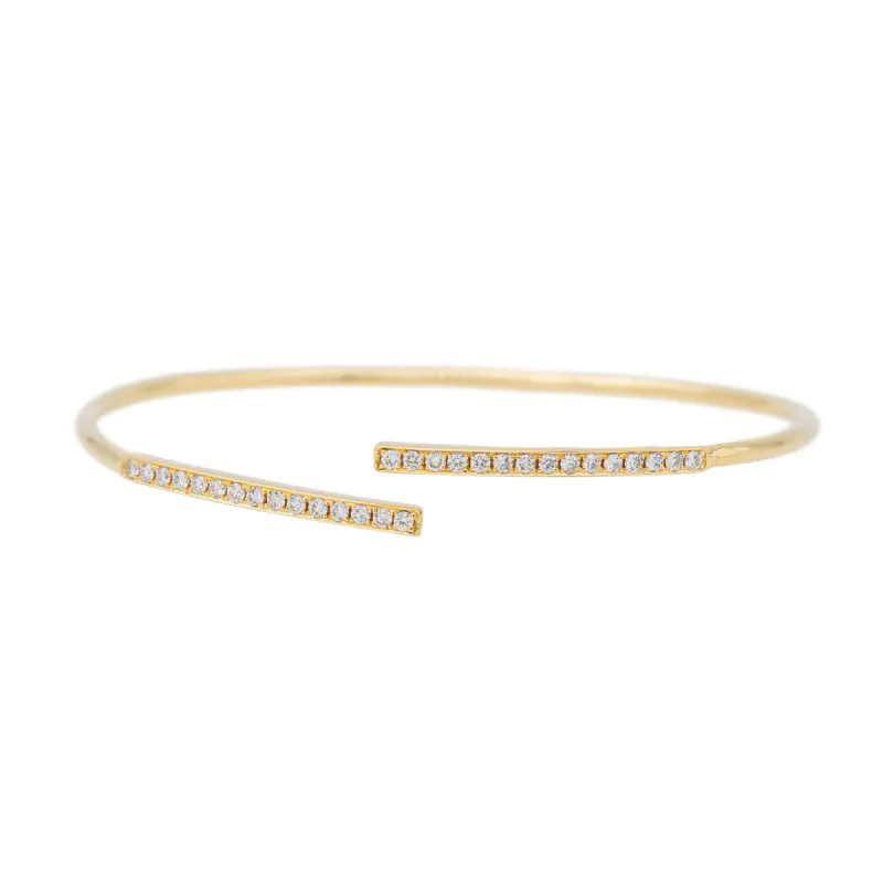 Bracelet Jonc Or jaune Diamant sold by 58 Facettes