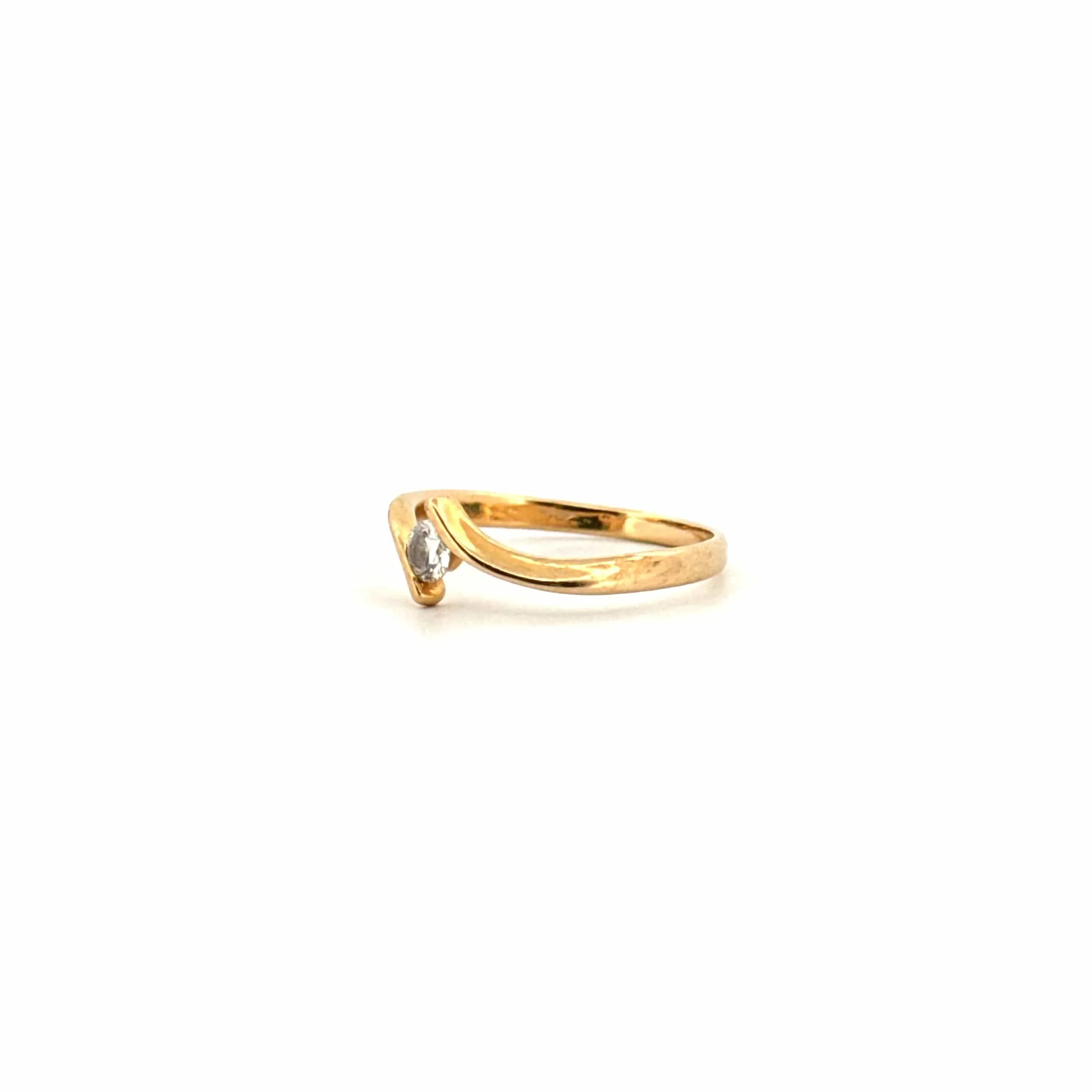 Solitaire or jaune et diamant sold by 58 Facettes product image thumbnail 3