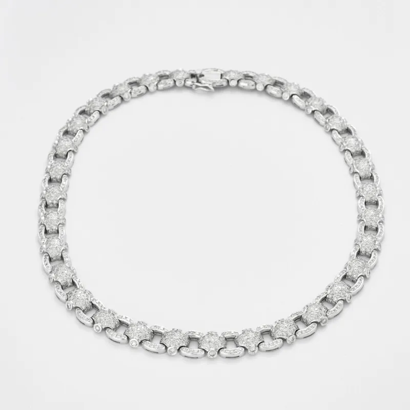 Collier chaîne en pavage de diamants sold by 58 Facettes