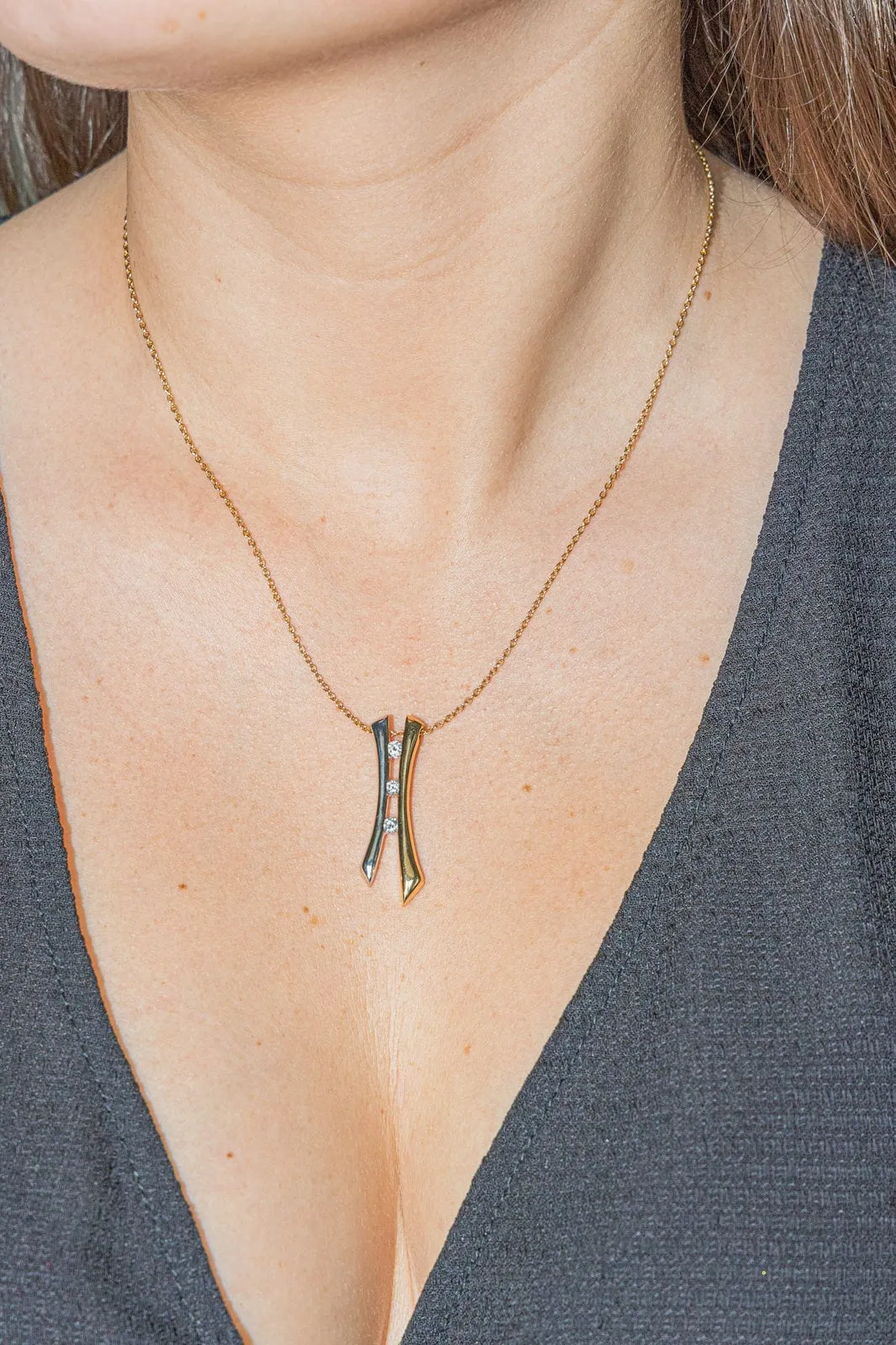 Collier Or jaune Diamant sold by 58 Facettes product image thumbnail 2